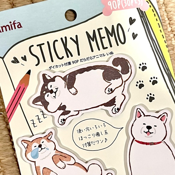 π·οΈ kawaii sleepy dog sticky note set - Picture 5 of 12